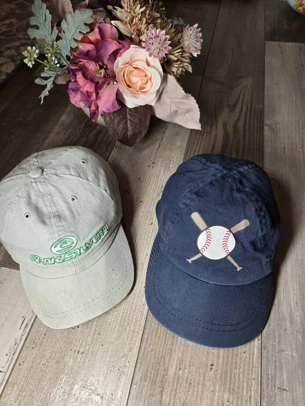 Toddler Boy Casual Baseball Caps - 2‑Hat Bundle One Size